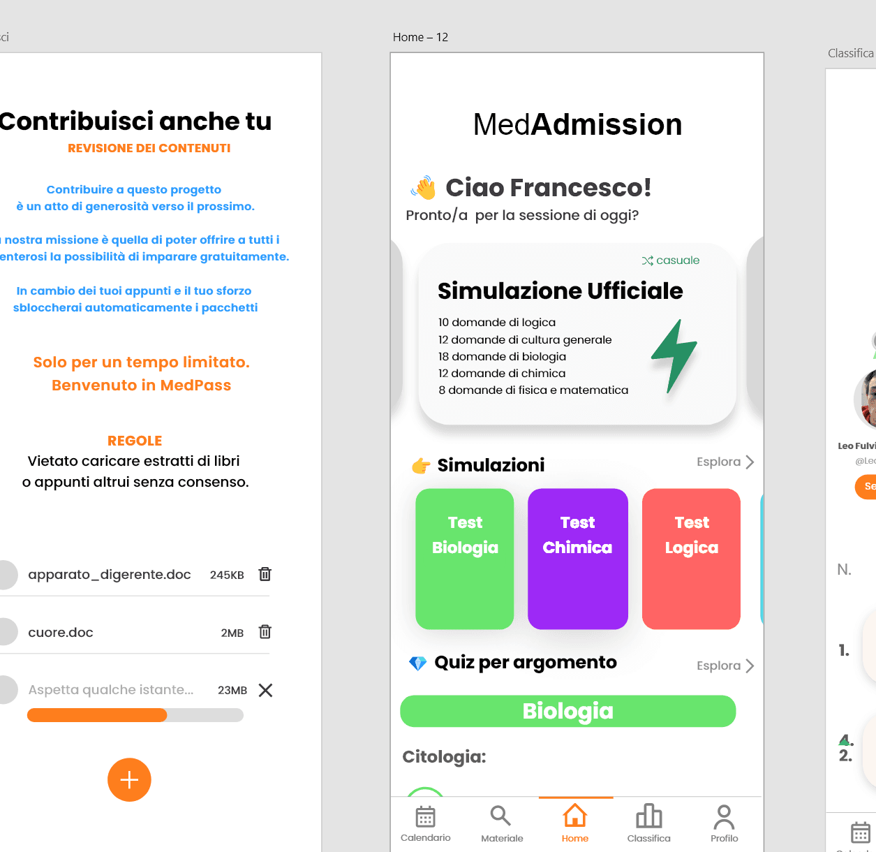 Il prototipo originale di MedAdmission
