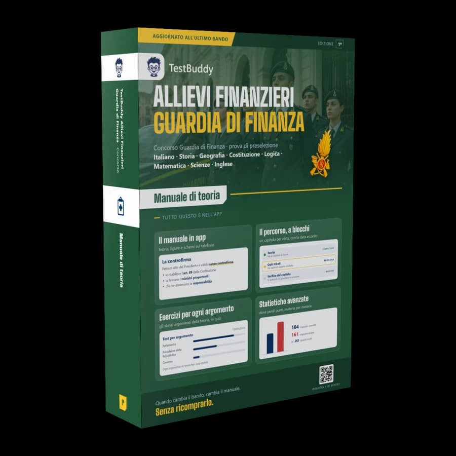 Manuale TestBuddy per Allievi Finanzieri Guardia di Finanza