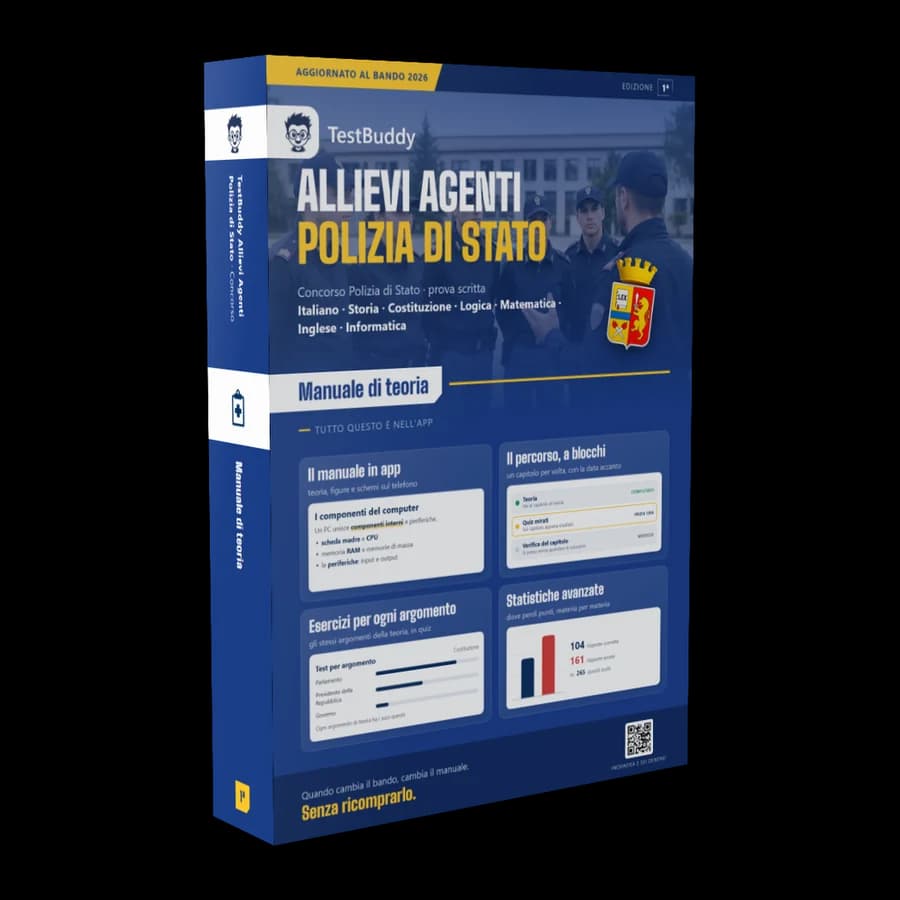 Manuale TestBuddy per Allievi Agenti Polizia di Stato